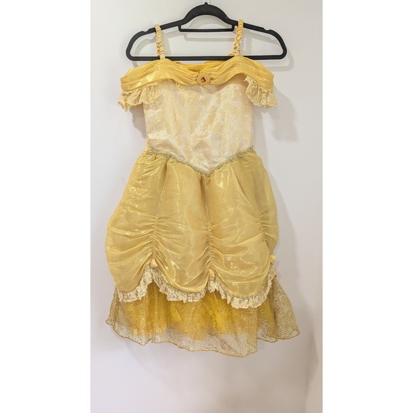 Disney Parks Other - Disney Parks Belle Beauty and the Beast Costume Dress Yellow Gold Girls Large